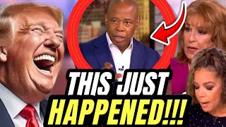 The View Host GETS UPSET SCREAMING After NYC Mayor Eric Adams Defends Trump amp Supports His Agenda [upl. by Kaylyn]