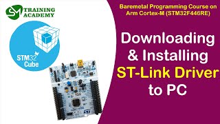 Downloading and Installing ST Link drivers to PC [upl. by Ocirema850]