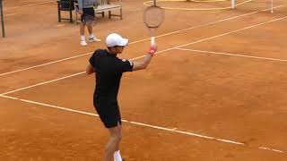 Otto Virtanen Tennis Practice at The Academy [upl. by Anglo]