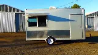 Custom Built Food Trailer for Mobile Shaved Ice Concession [upl. by Asp]