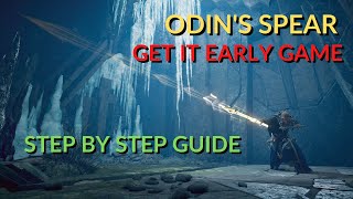 Get Odins Spear Early Game  A Step By Step Guide  AC VALHALLA ONLY WORKS FOR 140 and BELOW [upl. by Anuayek306]