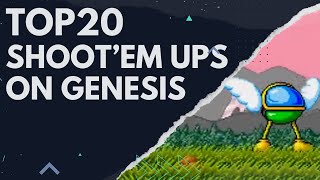 TOP20 BEST SHOOTEM UP GAMES ON MEGA DRIVEGENESIS [upl. by Boniface]