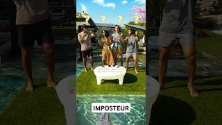 QUI EST LIMPOSTEUR  👿 Justine Axel Jo nobevent imposteur challenge dance shorts [upl. by Ydrah]