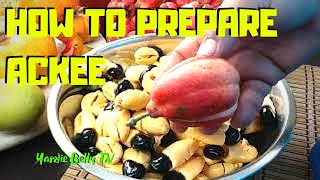 🔴How To Prepare Ackee For Cooking  JAMAICAN ACKEES [upl. by Eissirhc581]