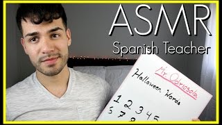 ASMR  Teacher Role Play  Spanish Español Intense Male Whisper Close Up [upl. by Akym]