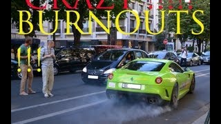 Ferrari 599 GTO BURNOUTS [upl. by Nnyliak690]