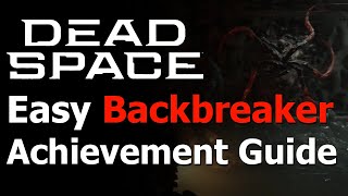 Dead Space Remake  Quick amp Easy Backbreaker Achievement amp Trophy  Stomp Attack 10 Enemies Farm [upl. by Anived]