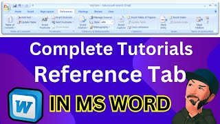 HOW TO USE REFERENCE TAB IN MS WORD  Shortcut key for reference tab in ms Word  Features [upl. by Groves915]