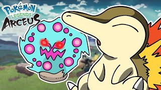 LIVE SHINY ALPHA SPIRITOMB and DANG CYNDAQUIL HUNT  Pokemon Legends Arceus [upl. by Rubio]