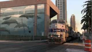 Amtrak Dallas Cowboys Special Train  San Diego 8172012 [upl. by Benil]