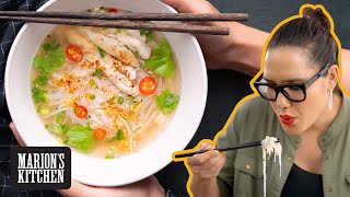 How To Make Thai Chicken Noodle Soup Street Food Style 🍜🍜🍜 Marions Kitchen [upl. by Nauqyt]