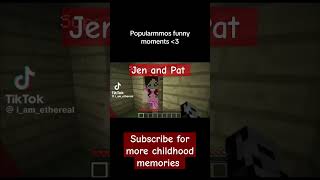 Jen and Pat Minecraft og shorts ogminecraft jenandpat popularmmos fyp childhood minecraft [upl. by Coltin500]