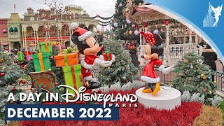 📅 A Day in Disneyland Paris December 2022 [upl. by Ecnatsnok]