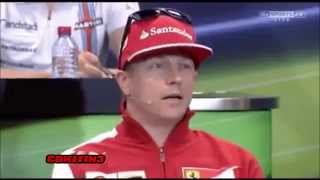 Kimi I cannot hear the question Monaco 2014 Press Conference [upl. by Yenruoj]