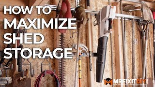 How to Maximize Shed Storage [upl. by Rollins636]