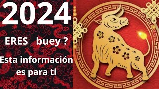 2024 PREDICCIONES PARA EL SIGNO DEL BUEY [upl. by Peednas]