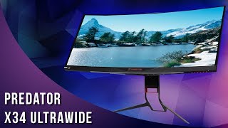 ESSE MONITOR É UM MONSTRO  PREDATOR X34 ULTRAWIDE Review Setup 2019 [upl. by Kameko]