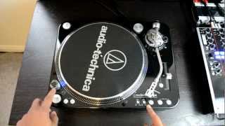 AudioTechnica ATLP1240USB Professional DJ Turntable Review Video [upl. by Boyse]