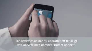 Home Connect  WiFianslutning av Siemens espressomaskin [upl. by Navets]