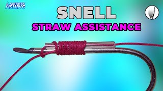 Straw Assistance Snell knot  How To Tie A Straw Assistance Snell Knot For An Eyeless Fishing Hook [upl. by Hedelman]