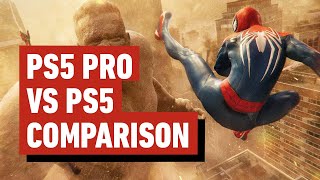 PS5 Pro vs PS5 Gameplay Comparison [upl. by Demp]