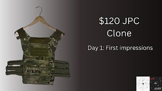 Rothco JPC 10 Jumpable Plate Carrier clone First Impressions and thoughts Part 1 [upl. by Helbonnas]