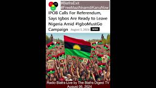 Radio Biafra Live By The Biafra Digest Aug 06 2024 [upl. by Newby]