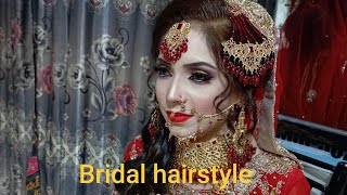 part 2 hairstyle bridal hairstyle tutorial2nd part bridal hairstyle [upl. by Eirehc51]