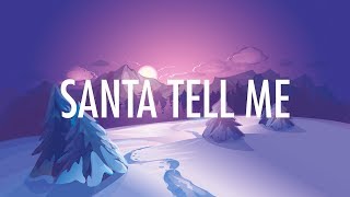 Ariana Grande – Santa Tell Me Lyrics 🎵 [upl. by Aniela]