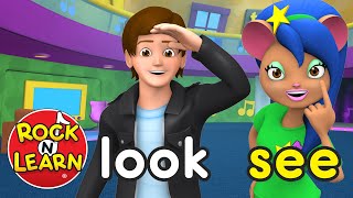 Sight Words Level 1  Preschool amp Kindergarten Reading  Rock N Learn [upl. by Urissa]