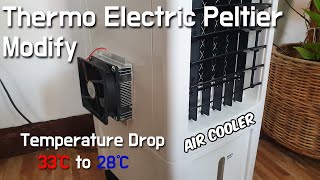 Air Cooler Modify  Thermo Electric Peltier Cooler [upl. by Nyrol758]