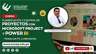 CURSO PLANIFICACIÓN Y CONTROL DE PROYECTOS CON MICROSOFT Y POWER BI  TAREAS CON FC Y CALENDARIOS [upl. by Linnette709]