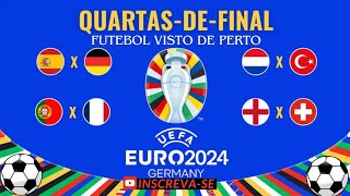 QUARTAS DE FINAL DA EUROCOPA 2024 [upl. by Nhguaved]