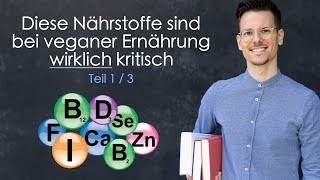 Diese Nährstoffe sind bei Veganer Ernährung WIRKLICH kritisch 13 [upl. by Notsirb]