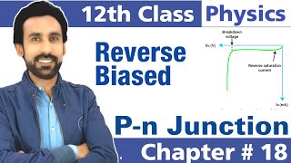 Reverse Biased Pn Junction  Reverse Biase Characteristics  2nd Year Physics  Chapter  18 [upl. by Sonia]