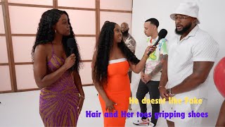 Man doesnt like fake hair and gripping toes on pop the balloon EP 18 part 1 [upl. by Notsirt]