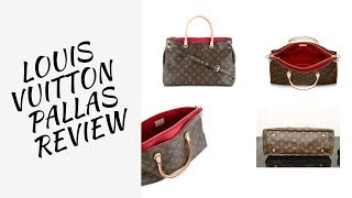 LOUIS VUITTON PALLAS REVIEW [upl. by Lelith]