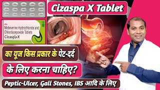 Cizaspa X Tablet UsesDoseSideEffects In Hindi  Mebeverine And Chlordiazepoxide Tablet In Hindi [upl. by Bruce]