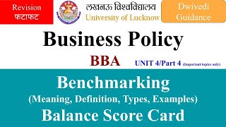 8 Business Policy in hindi business policy and strategic management lucknow university bba [upl. by Filippa]