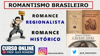 ROMANTISMO  PROSA HISTÓRICA E REGIONALISTA [upl. by Oicneserc]