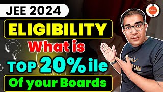 JEE 2024  🎯Know your Target Marks ⚡Top 20 ile For Every Board⚡ Vinay Shur Sir [upl. by Thynne430]