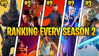 Ranking Every Season 2 In Fortnite [upl. by Newhall691]