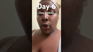 Day 6 keto OMAD recommended ketodiet ketoomad omadketo omad d [upl. by Odnomra]