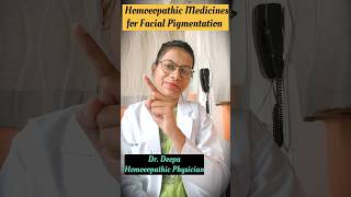 Skin pigmentationfacial pigmentation HyperpigmentationBest Homoeopathic Medicines shortsshort [upl. by Adnilreh]