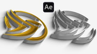 3D LogoText Animation Tutorial  After Effects  No Plugins [upl. by Roswald]