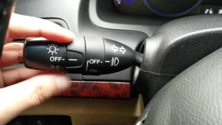 How to turn on fog lights [upl. by Eleumas]