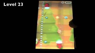 How to Cut the Rope Holiday Gift Box Levels 125 3 Star Walkthrough Christmas Edition [upl. by Anytsyrk]