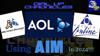 Using AOL Instant Messenger in 2024 [upl. by Yelyk]