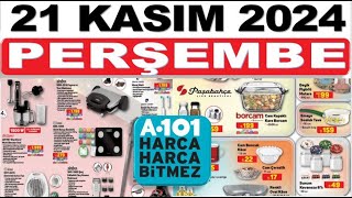 A101 BU PERŞEMBE ✅ A101 21 KASIM 2024 KATALOĞU ✅ AKTÜEL ÜRÜNLER  RESMİ KATALOG  NET ANLATIM [upl. by Judye108]