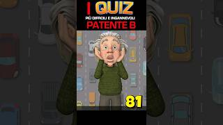 Patente B quiz difficili e ingannevoli  Divieto di sorpasso quizpatenteb [upl. by Ahael]